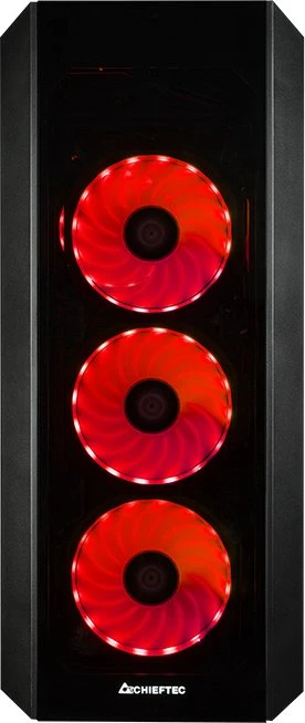 Chieftec Gamer GL-03B Scorpion 3 RGB, schwarz, USB-C, Glasfenster