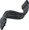 SilverStone PP07E Serie P07E-MBB, 24-Pin ATX Verlängerungskabel, 300mm, sleeved schwarz Vorschaubild