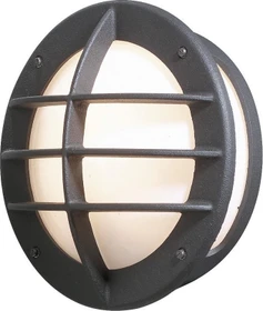 Konstsmide Oden 31cm Wandleuchte matt schwarz