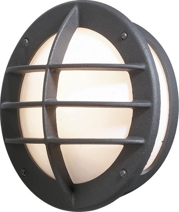 Konstsmide Oden 31cm Wandleuchte matt schwarz