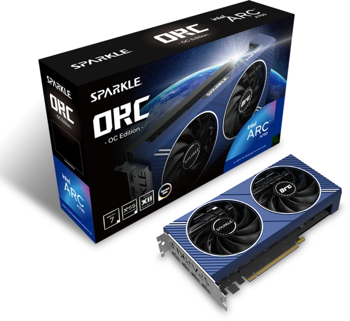 Sparkle Arc A750 ORC OC Edition, SA750C-8GOC / SA750C-800C, 8GB GDDR6, HDMI, 3x DP
