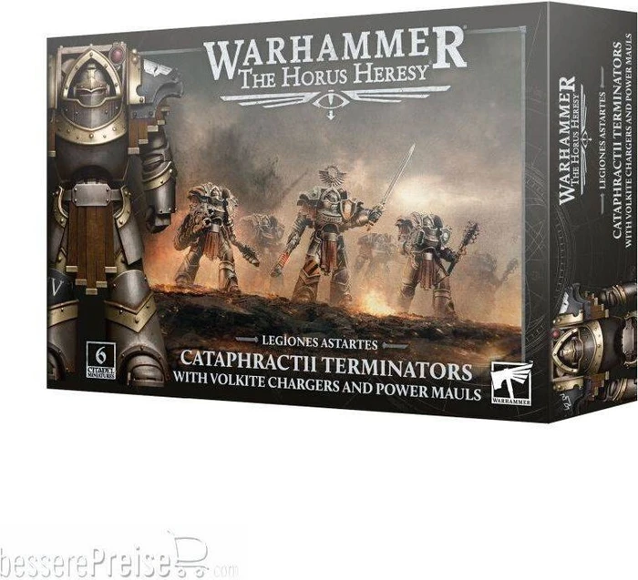 Games Workshop Warhammer The Horus Heresy - Legiones Astartes - Cataphractii Terminators with Volkite Chargers and Power Mauls