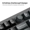 Keychron V6 Ultra 8K Wireless, schwarz, LEDs RGB, hot-swap, Keychron Silk POM RED, USB/Bluetooth, DE Vorschaubild