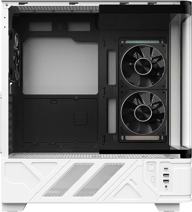 iTek Netron White / Black, Glasfenster