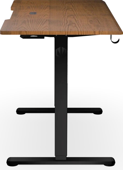 Endorfy Atlas S Electric elektrisch höhenverstellbarer Sitz-Steh-Schreibtisch 114x60cm Dark wood/schwarz