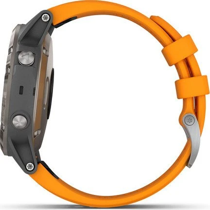 Garmin Fenix 5 Plus Sapphire Titan orange