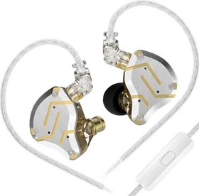 KZ ZS10 Pro mit Mikrofon glare gold