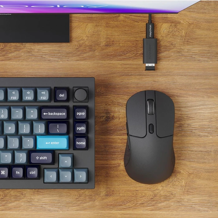 Keychron M3 Wireless Mouse weiß, USB/Bluetooth