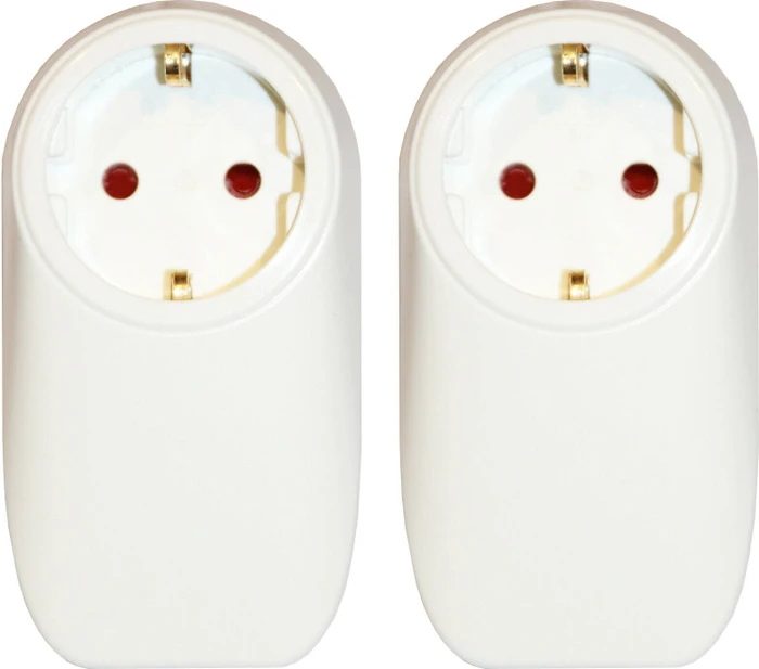 Heitec Zwischenstecker mit 2x USB Ladebuchse