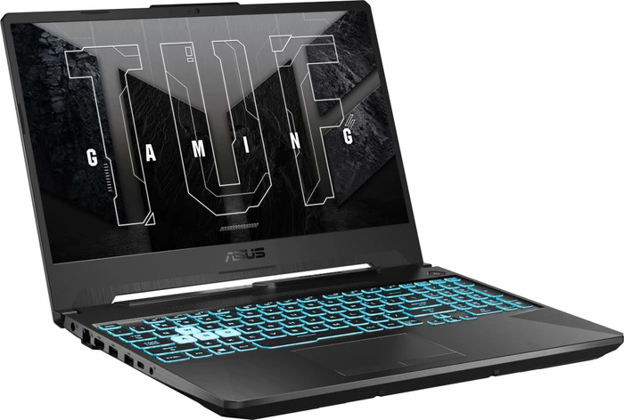 ASUS TUF Gaming F15 FX506HF-HN014, Graphite Black, Core i5-11400H, 8GB RAM, 512GB SSD, GeForce RTX 2050, DE