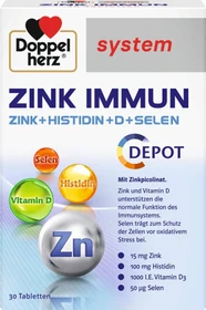 Doppelherz system depot Zink + Histidin + D + Selen Kapseln, 30 Stück