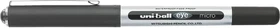 Uni-Ball Eye Micro UB-150 Tintenroller (Mine) schwarz/silber