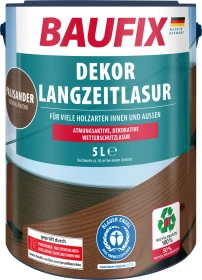 Baufix Dekor-Langzeitlasur innen und außen palisander, 5l