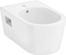 Hansgrohe EluPura Original S Wand Bidet 540 mit Hahnloch und Überlauf, SmartClean