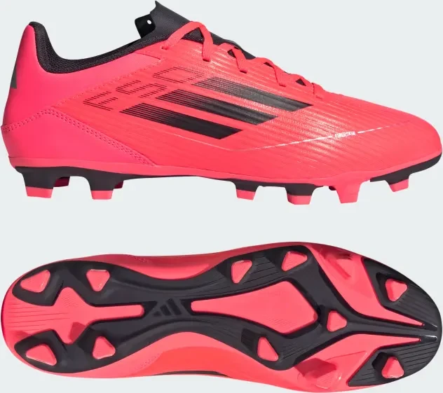 adidas F50 Club FxG turbo/aurora black/platinum metallic