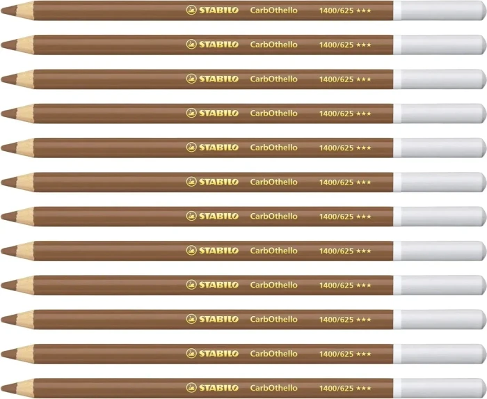 STABILO CarbOthello Kreidestift umbra gebrannt, 12er-Pack