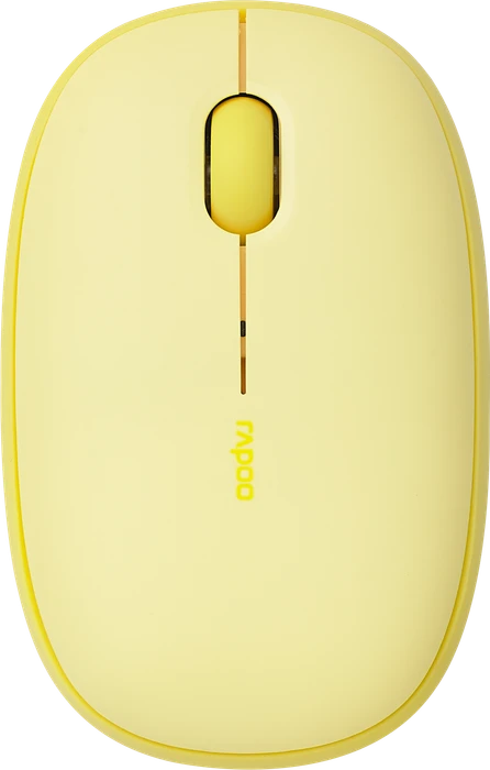 Rapoo M660 Silent Multi-mode Wireless gelb, USB/Bluetooth