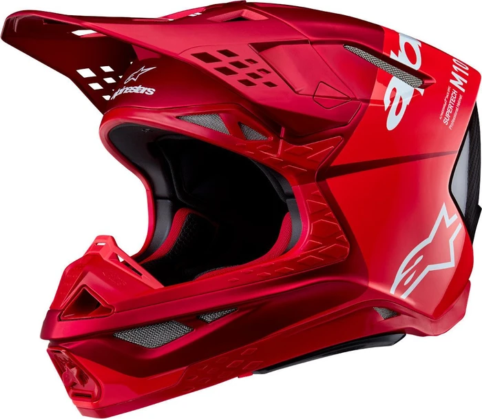 Alpinestars Supertech M10 Flood rot/weiß