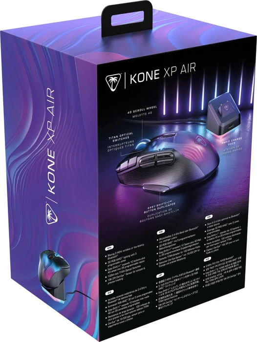 Turtle Beach Kone XP Air mit Ladestation, schwarz, USB/Bluetooth
