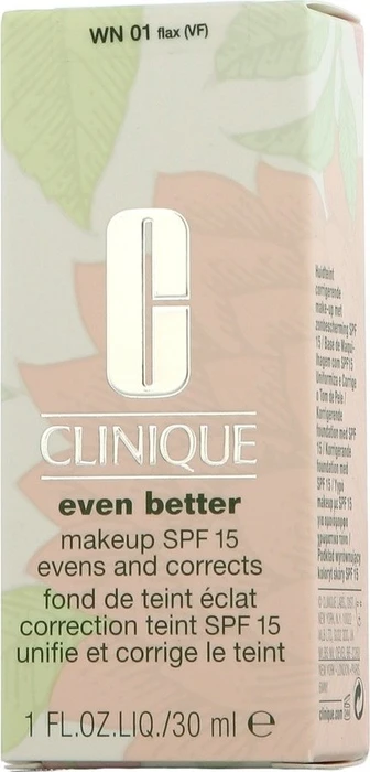 Clinique Even Better Evens and Corrects Makeup Foundation WN01 flax LSF15, 30ml