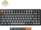 Keychron K2 Max, 75%, PBT, schwarz/grau, LEDs RGB, hot-swap, Keychron Super BANANA, USB/Bluetooth, US Vorschaubild