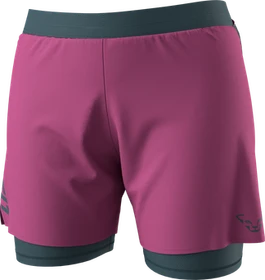 Dynafit Alpine Pro 2in1 Laufhose kurz magenta (Damen)