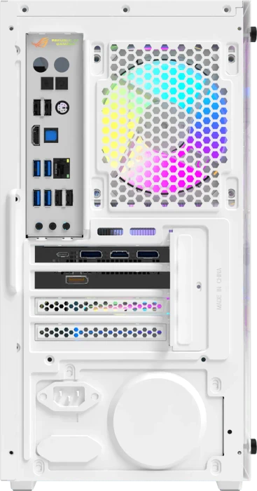 DarkFlash M305 White, Glasfenster