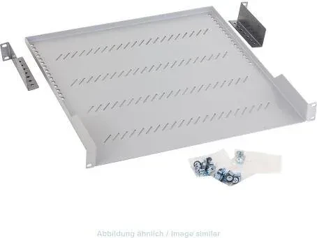 Triton Fachboden perforiert, hellgrau, 1HE