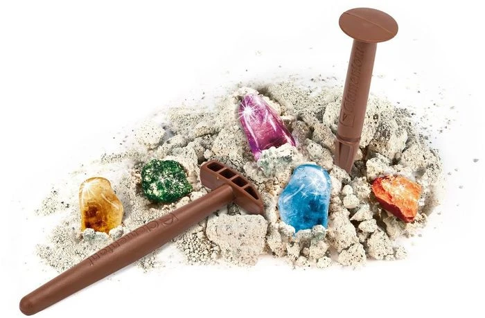 Clementoni Galileo Ausgrabungs-Set Steine + Mineralien