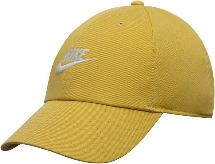 Nike Club unstrukturierte Futura Wash Kappe saturn gold/white