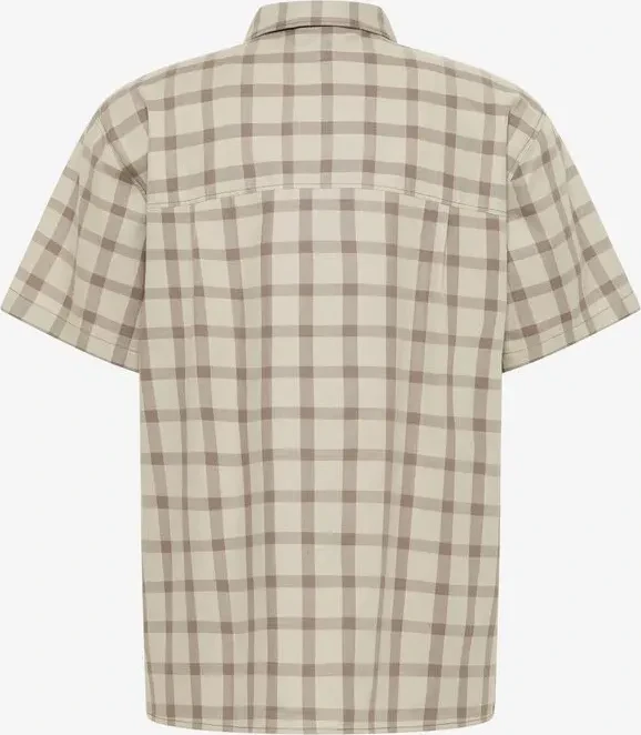 Jack Wolfskin Planalto Hemd kurzarm check/cold coffee (Herren)