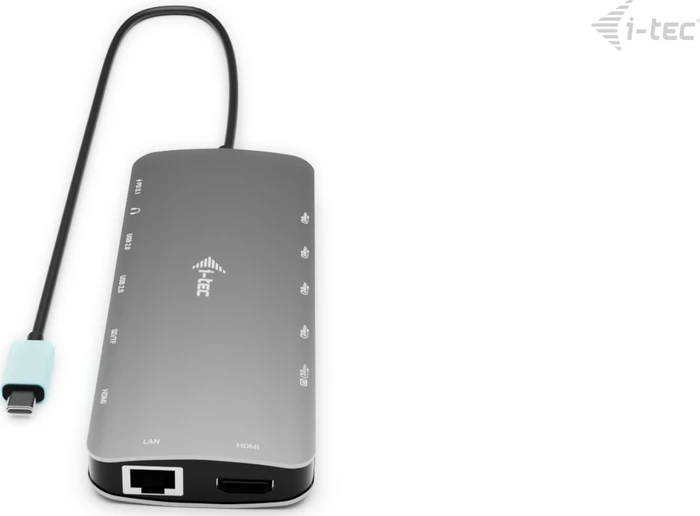 i-tec Metal Nano 3x Display Dock, USB PD 140W, USB-C 3.1 [Stecker]