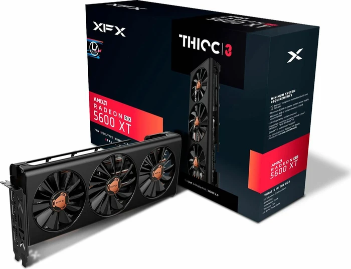 XFX Radeon RX 5600 XT Thicc III Ultra 12Gbps, 6GB GDDR6, HDMI, 3x DP