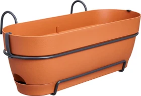 Elho Vibia Campana All-In-1 oval 50x26cm terra