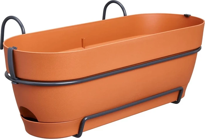 Elho Vibia Campana All-In-1 oval 50x26cm terra