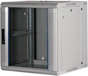 Rockstable 19" Wandschrank 12HE, Sicherheitsglastür, IP2X, weiß, 600mm tief