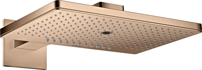 Hansgrohe Axor ShowerSolutions Kopfbrause 460/300 3jet eckig mit Brausearm polished red gold