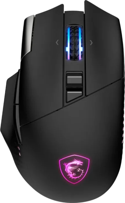 MSI Versa Pro Wireless + Mouse Dock Pro, schwarz, USB/Bluetooth