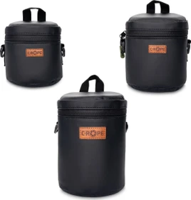 C-Rope Premium Objektivtasche mit Fleece-Fütterung 3er Set XS+S+M