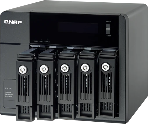 QNAP Expansion Unit UX-500p 15TB, 1x USB-A 3.0