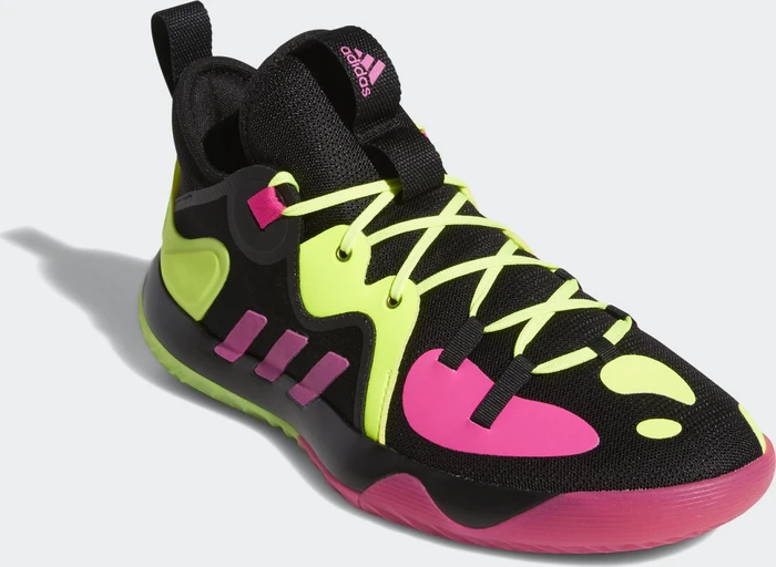 adidas Harden Step Back 2.0 core black/shock pink/team solar yellow (Herren)