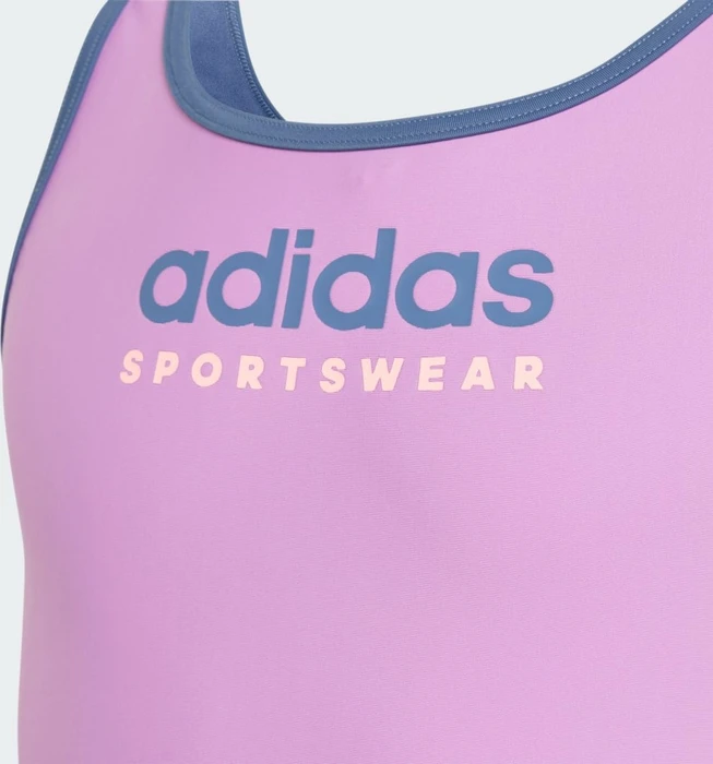 adidas Sportswear U-Back Badeanzug preloved purple/preloved ink (Junior)