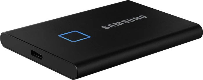 Samsung Portable SSD T7 Touch, Metallic Black, 500GB, USB-C 3.1