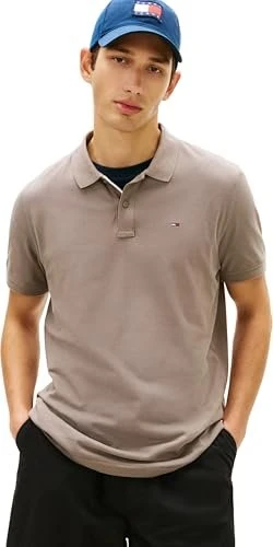 Tommy Hilfiger Tommy Flag Slim Fit Piqué Poloshirt kurzarm ivy mink (Herren)