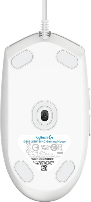Logitech G203/G102 Lightsync weiß, USB