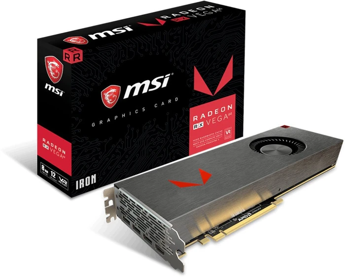 MSI Radeon RX Vega 64 Limited Edition Iron 8G, 8GB HBM2, HDMI, 3x DP