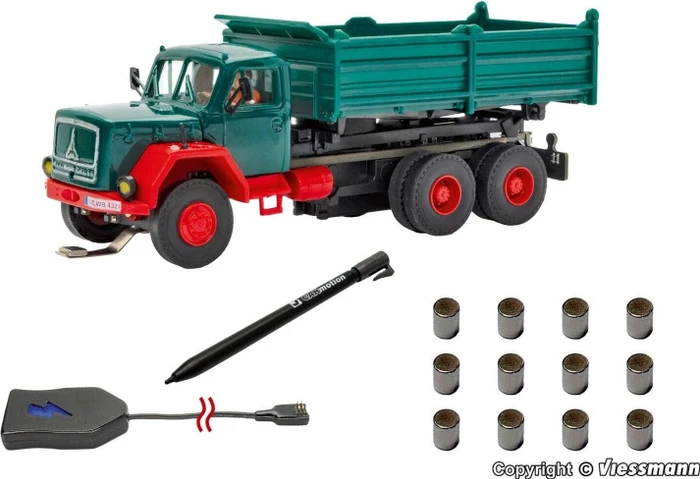 Viessmann - Spur H0 - CarMotion Basis Startset - Magirus Deutz 3-achs Muldenkipper
