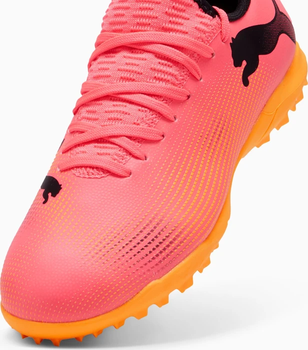 Puma Future 7 Play TT sunset glow/puma black/sun stream (Junior)