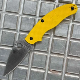 Spyderco UK Penknife Taschenmesser salt gelb