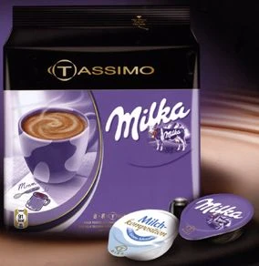 Tassimo T-Disc Milka Kakaokapseln, 40 Stück (5x 8 Stück)